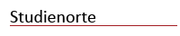 Studienorte